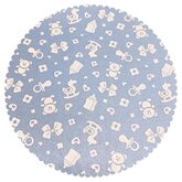 Vilt print, Baby, Zacht Blauw Vilt print, Baby, Zacht Blauw