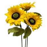 DIY Pakket Vilt, Zonnebloemen, Inhoud 3 bloemen