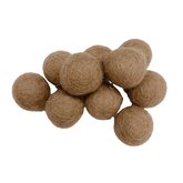 Vilt ballen, circa 2 cm, Bahama Beige, 10 st. per verpakking Vilt ballen, circa 2 cm, Bahama Beige, 10 st. per verpakking