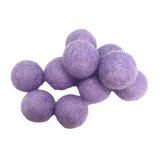 Vilt ballen, circa 2 cm, Licht Lavendel, 10 st. per verpakking Vilt ballen, circa 2 cm, Licht Lavendel, 10 st. per verpakking