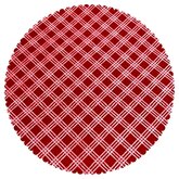 Vilt print, Schotse Ruitjes, Rood/Wit Vilt print, Schotse Ruitjes, Rood/Wit