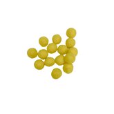 Vilt balletjes 1cm, Licht Geel, 15st.