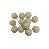 Vilt balletjes 15 mm, Wol Wit, 12st.