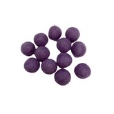 Vilt balletjes 15 mm, Lila, 12st.