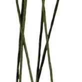 EXTRA LANG! Bloemen draad, groen omwikkeld 0,8 mm dik x 60 cm lang, 10 stuks per verpakking