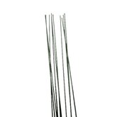 Bloemen draad, groen omwikkeld 1 mm dik x 40 cm lang, 10 stuks per verpakking