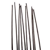 Bloemen draad, bruin omwikkeld 2,5 mm dik x 40 cm lang, 10 stuks per verpakking