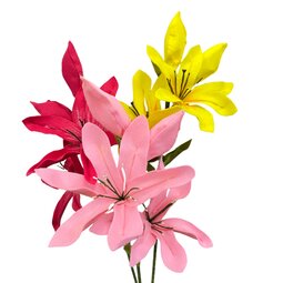 DIY Pakket, Lelies, Fuchsia, Roze & Geel DIY Pakket, Lelies, Fuchsia, Roze & Geel