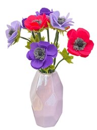 DIY Pakket, Vilt Anemonen ​​​​​​​Lila/Fuchsia & Paars DIY Pakket, Vilt Anemonen ​​​​​​​Lila/Fuchsia & Paars