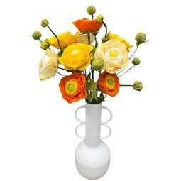 DIY Pakket, Ranonkels, Oranje, Geel & Zacht Geel, Bos van 9 bloemen DIY Pakket, Ranonkels, Oranje, Geel & Zacht Geel, Bos van 9 bloemen