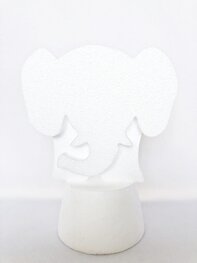 Styropor Circus Olifant met podium