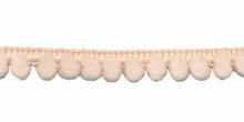 Pom pom band licht abrikoos per meter Pom pom band licht abrikoos per meter