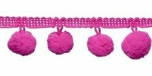 Bolletjes band Knal roze per meter Bolletjes band Knal roze per meter
