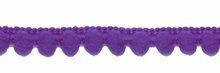 Pom pom band paars per meter Pom pom band paars per meter