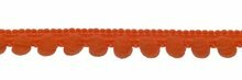 Pom pom band oranje  per meter Pom pom band oranje  per meter