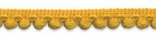 Pom pom band oker geel per meter Pom pom band oker geel per meter