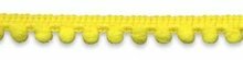 Pom pom band geel per meter Pom pom band geel per meter