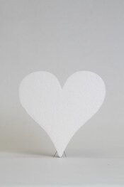 Hart, 2 cm dikte, verschillende afmetingen