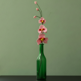 Orchidee Roze, Patroon & Werkbeschrijving DIGITAAL