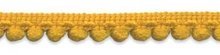 Pom pom band oker geel per meter